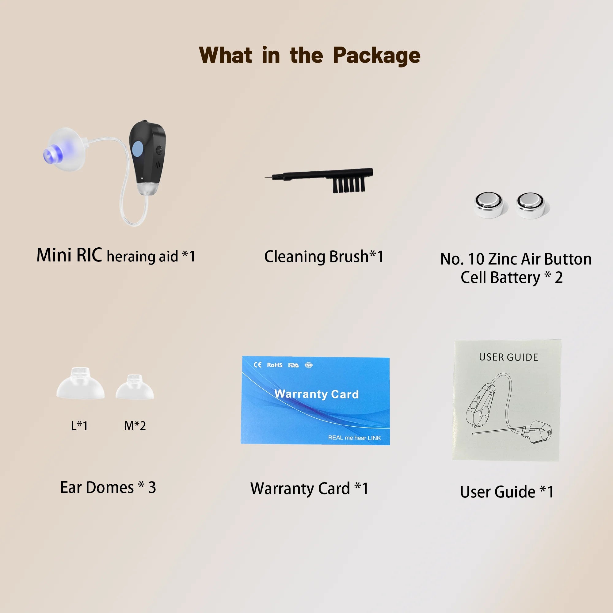 iEarton Mini RIC Hearing Aids for Senior