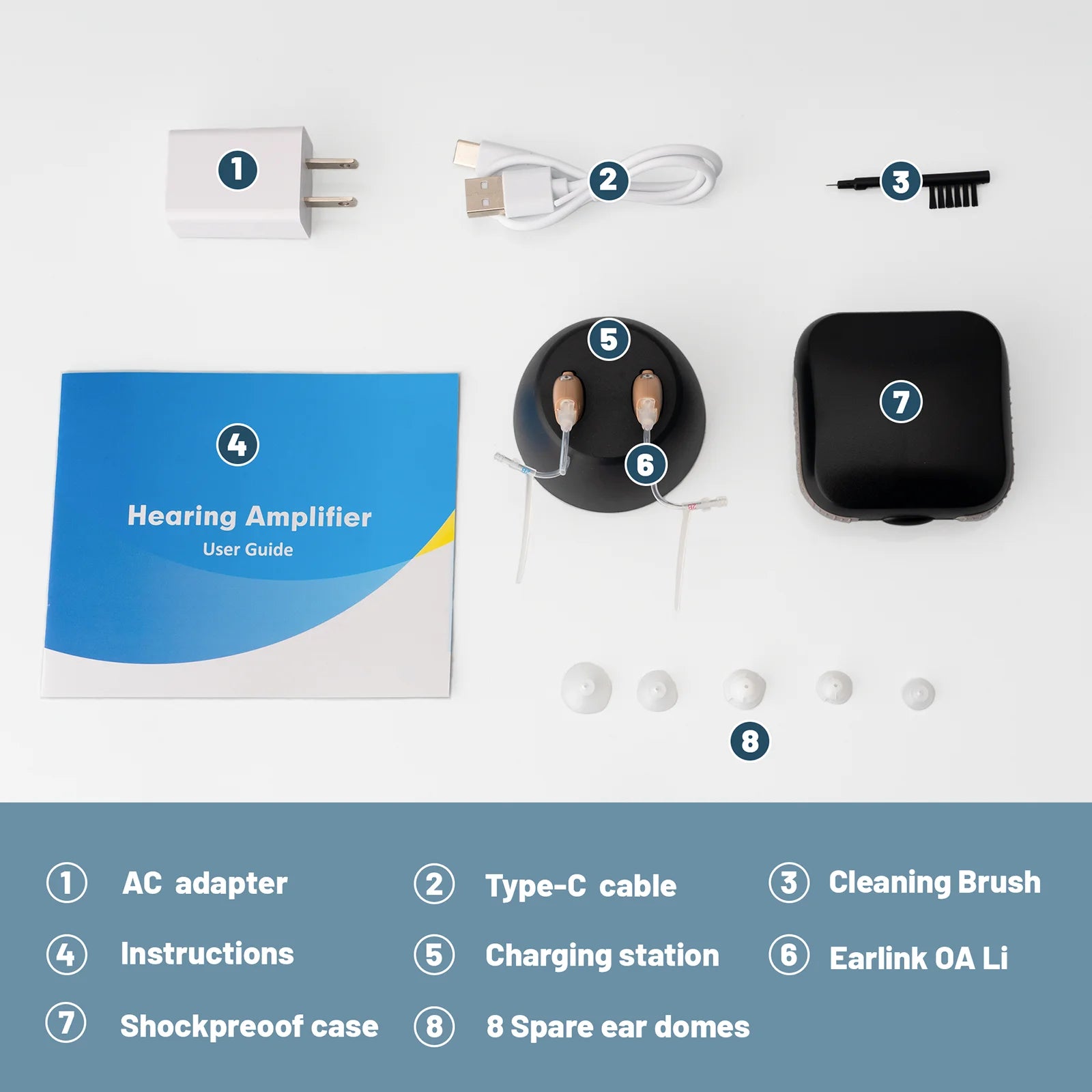 iEarton Earlink OA Li Rechargeable BTE Hearing Aids